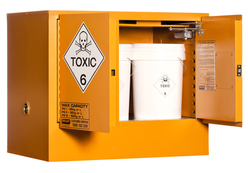 100L Toxic Dangerous Goods Storage Cabinet, Toxic - DG Safety