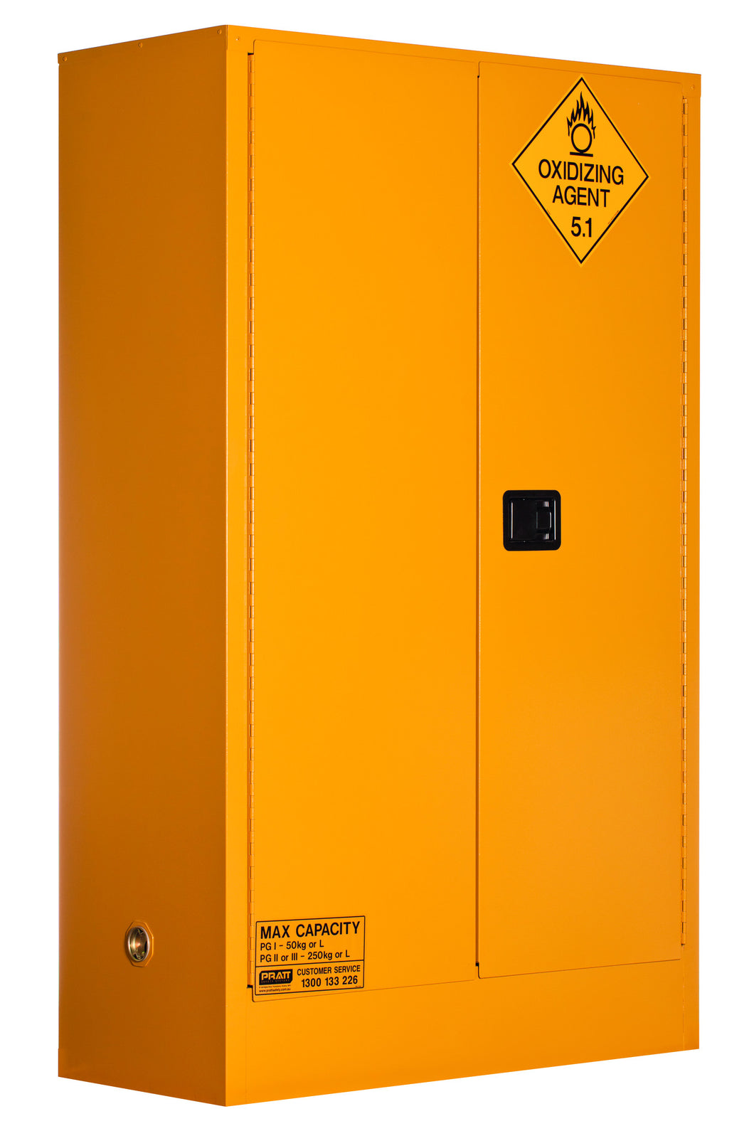 250L Oxidising Agent Dangerous Goods Storage Cabinet, Oxidising Agents - DG Safety