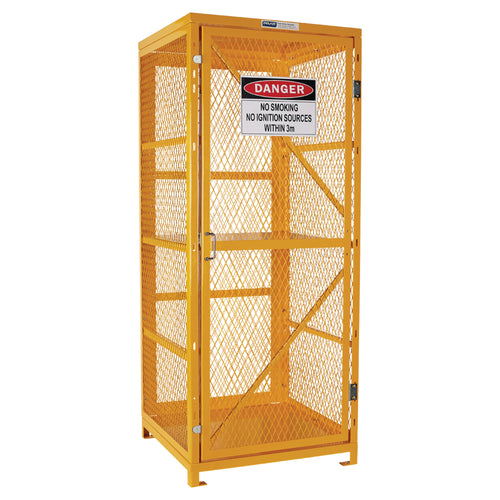 Fork Lift Gas Cylinder Cage - 8 Fork Lift cylinders