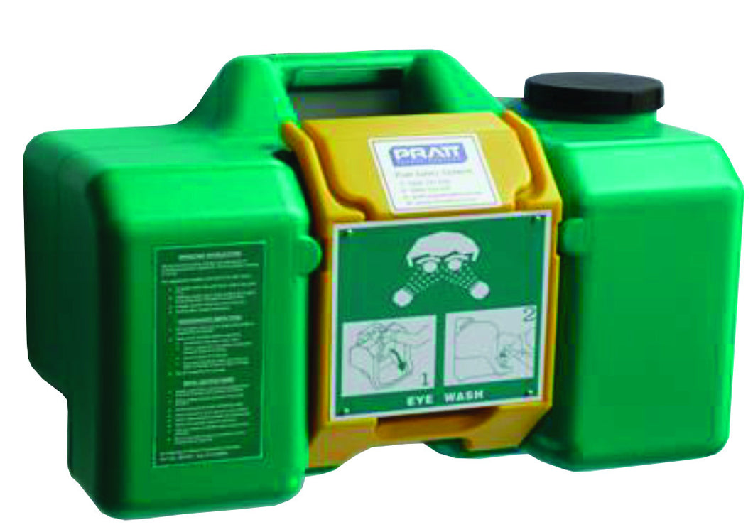 Pratt Emergency Eye Wash - Gravity Fed Portable Unit 35L, Portable Eye & Body Wash - DG Safety