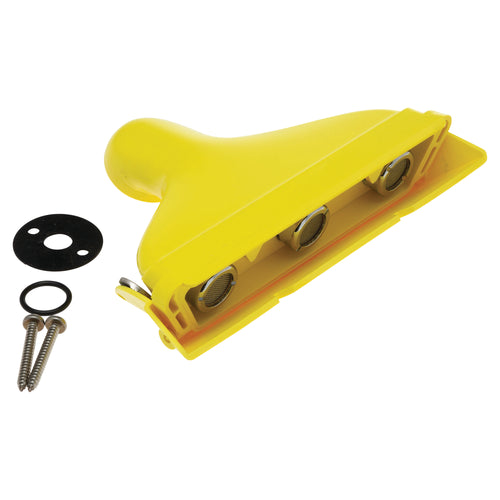 Triple Aerated Eye/Face Wash Nozzle Assembly