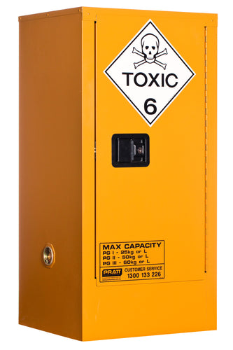60L Toxic Dangerous Goods Storage Cabinet, Toxic - DG Safety