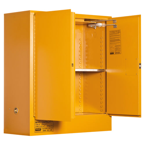 100L Organic Peroxide Dangerous Goods Storage Cabinet - 2 Shelf