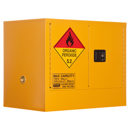 100L Organic Peroxide Dangerous Goods Storage Cabinet - 1 Shelf