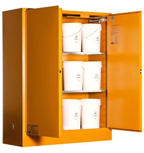 250L Toxic Dangerous Goods Storage Cabinet Wide, Toxic - DG Safety