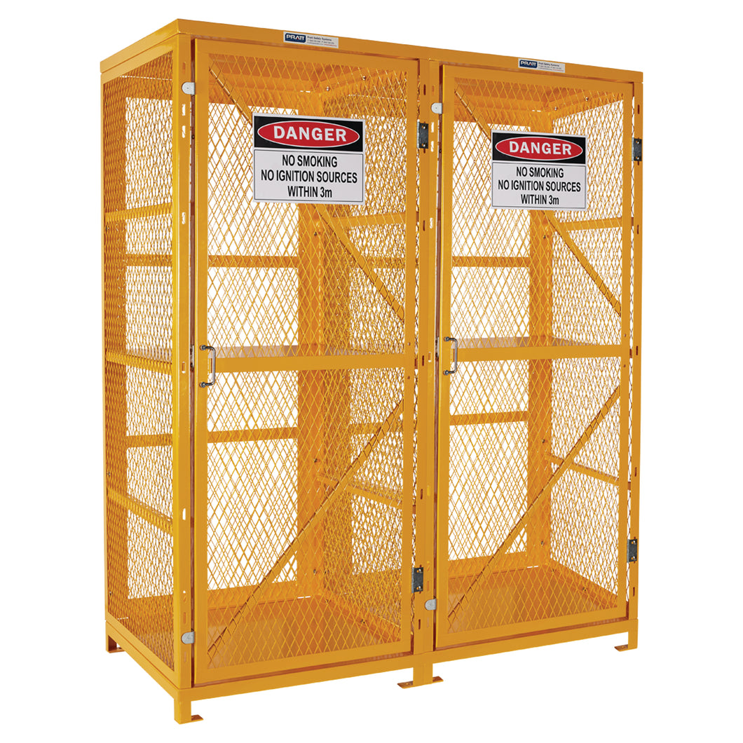 Fork Lift Gas Cylinder Cage - 16 Fork Lift cylinders - Flat Packed