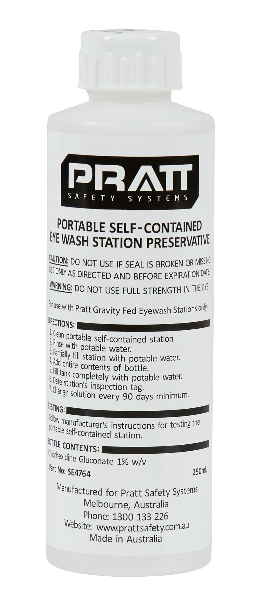 Water preservative for Portable emergency eyewash and body wash units, Portable Eye & Body Wash - DG Safety